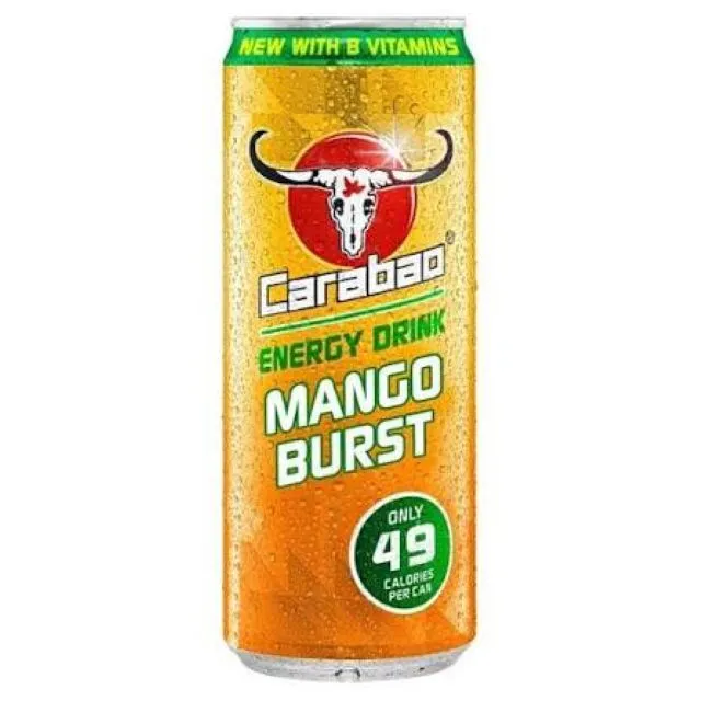 Carabao Energy Drink Mango Burst 330Ml